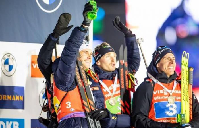 Sieg für Quentin Fillon Maillet und französischer Hattrick im Sprint von Oberhof