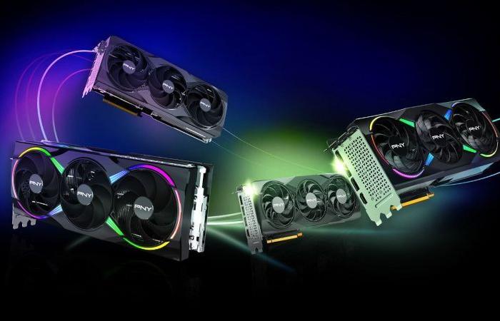 Neue Grafikkarten der Nvidia GeForce RTX 50-Serie bei PNY