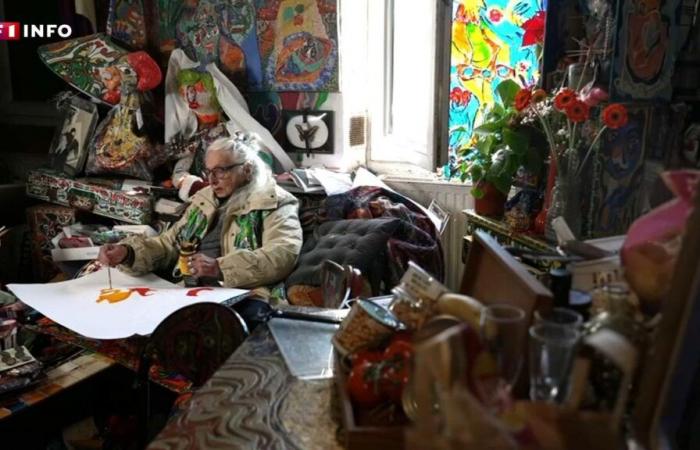 „Das Haus des Malers“ gehört ihr: Danielle, 91, hat ihr Leben zu einem Kunstwerk gemacht