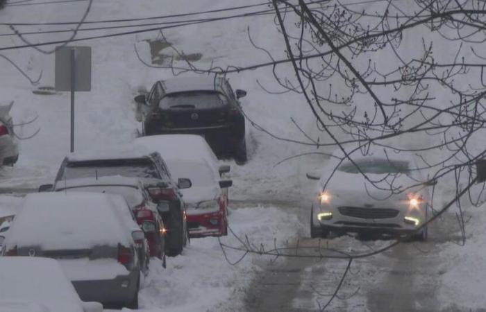 Die Karte zeigt, wie viel Schnee es in der Gegend von Pittsburgh geben wird, beginnend am Freitagabend auf dem Weg zur Arbeit