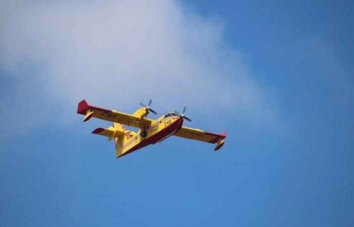 Brände in Kalifornien: Ein Flugzeug aus Quebec bleibt am Boden, nachdem es durch eine Drohne beschädigt wurde