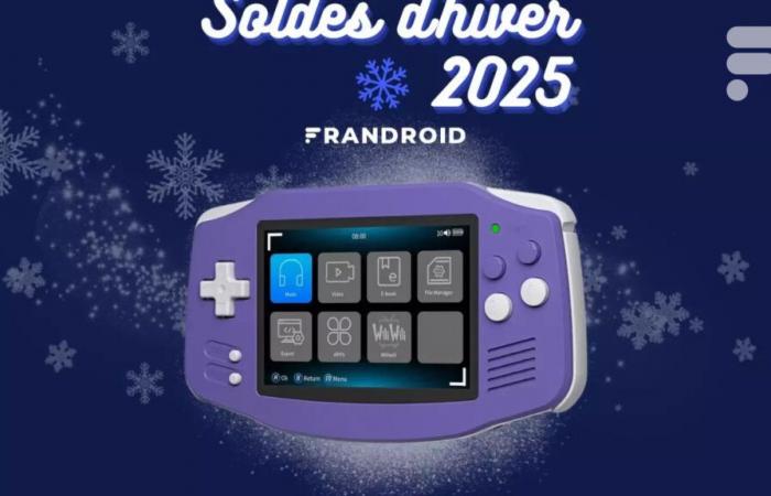 Die neue tragbare Retro-Konsole im GBA-Look ist zum Winterschlussverkauf wieder im Angebot