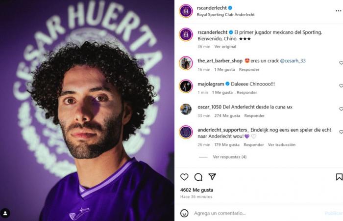 Chino Huerta wird Anderlecht vorgestellt und Pumas verabschiedet sich