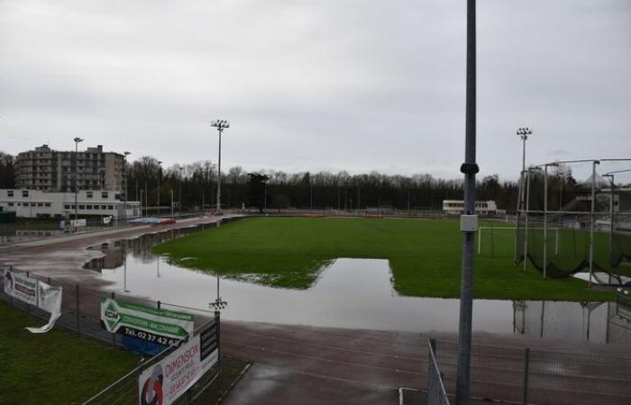 Das unpassierbare Jean-Bruck-Stadion in Dreux schließt vorübergehend seine Türen