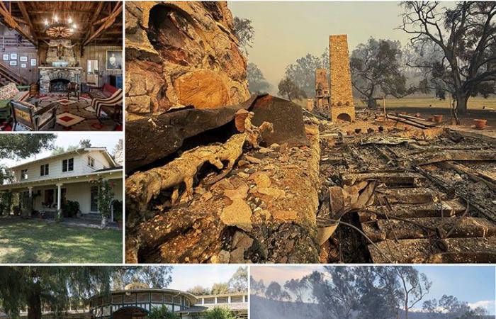 Palisades-Feuer zerstört historische Häuser und Gebäude im Will Rogers State Historic Park und im Topanga State Park