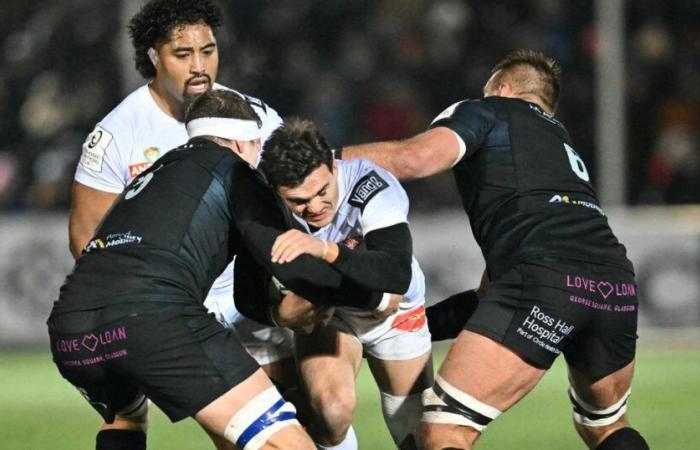 Kein Wunder für Racing 92, in Glasgow überwältigt