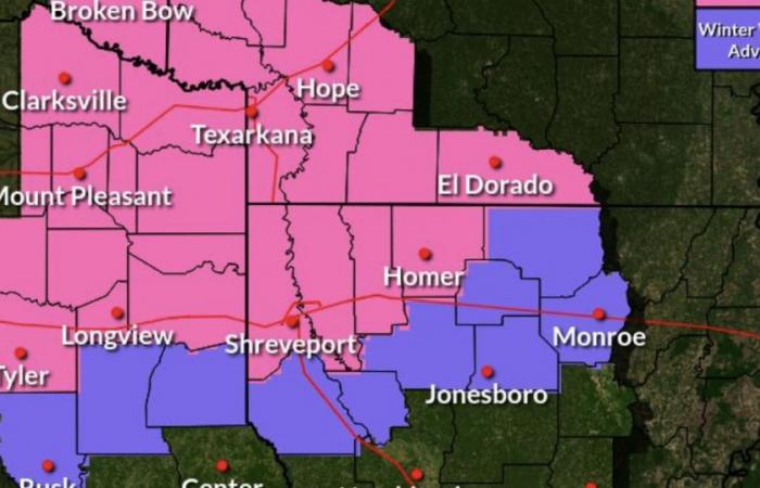 Winterniederschläge bleiben bis Freitag in Ost-Texas möglich | Zustand