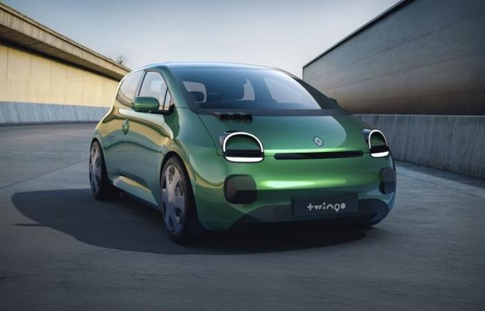 Der elektrische Twingo zeigt sein Inneres