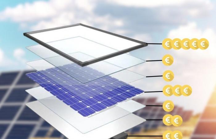 Welches Element kostet in einem Solarpanel am meisten?