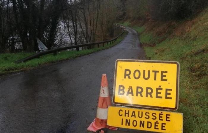 KARTE. Welche Straßen in Anjou sind nach starken Regenfällen überflutet?