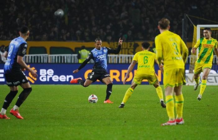 Nach der Hälfte des Spiels gelingt es AS Monaco, sich ein Unentschieden gegen Nantes zu sichern