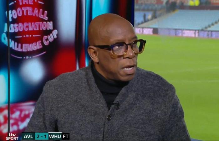 „Wie kann man das falsch verstehen?“ – Ian Wright ging wütend über Amadou Onanas umstrittenen Ausgleichstreffer gegen West Ham