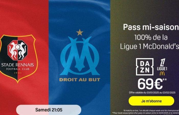 Rennes – OM: Hier ist das beste Angebot, um das Spiel diesen Samstag live zu sehen