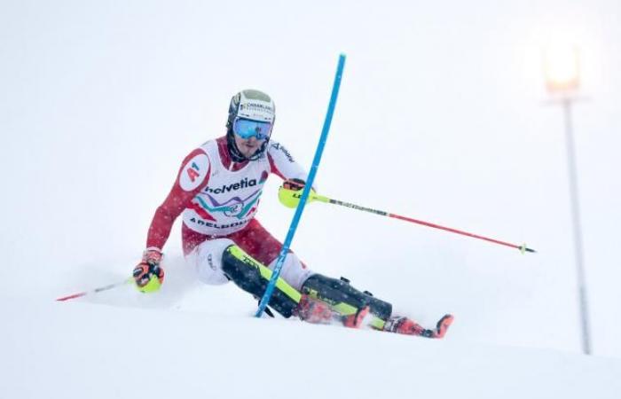 Manuel Feller beste Zeit in der ersten Runde des Adelboden-Slaloms, Clément Noël 3