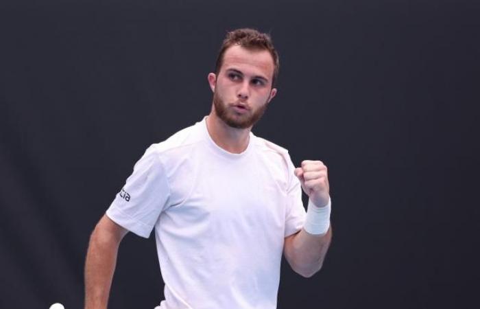 „Sehr zufrieden mit meinem Match“, zufrieden Hugo Gaston nach seinem Sieg in der ersten Runde der Australian Open