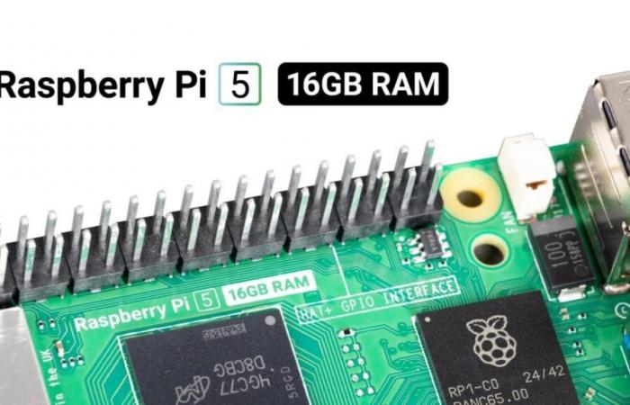 Raspberry Pi 5: eine Version mit 16 GB RAM für 120 $