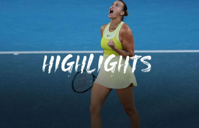 Australian Open | Sabalenka behauptete sich gegen Stephens: Video-Highlights – Tennis-Video