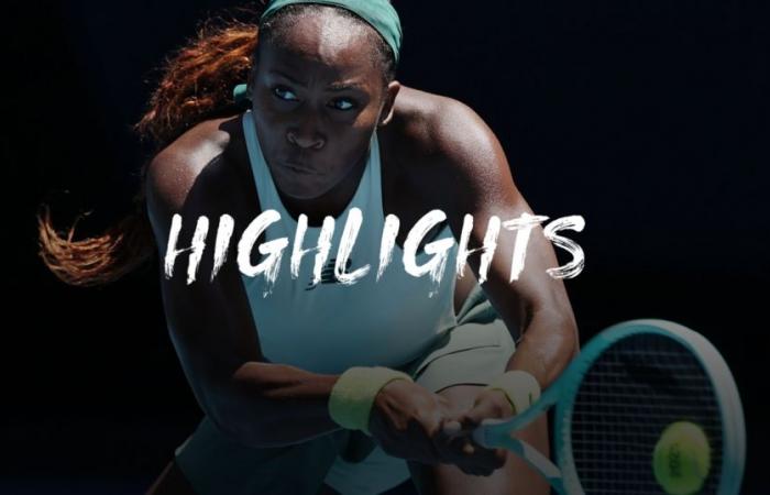 Australian Open 2025 – Gauff – Kenin: Höhepunkte des Spiels – Tennisvideo