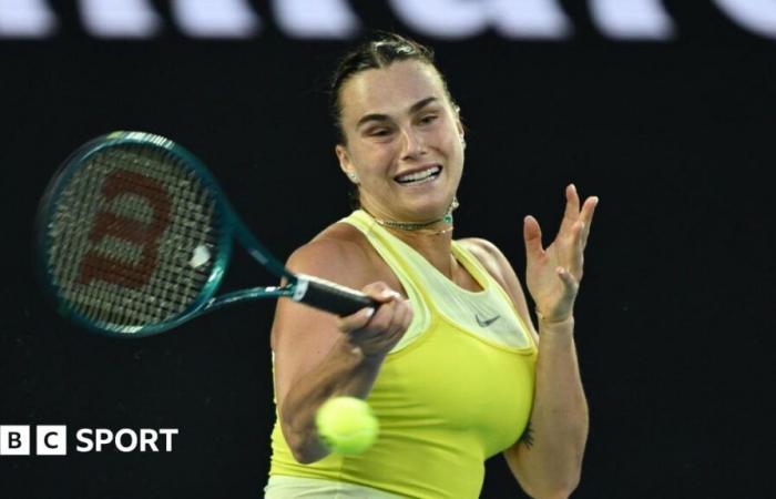 Ergebnisse der Australian Open 2025: Aryna Sabalenka beginnt ihre Titelverteidigung mit einem Sieg über Sloane Stephens