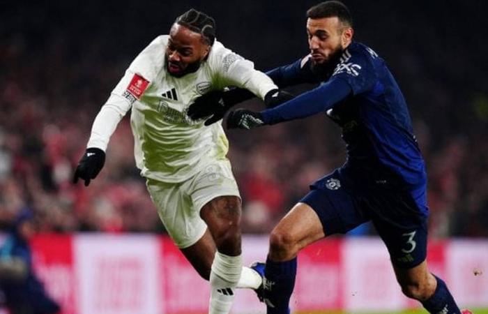 Mit der Teilnahme von Noussair Mazraoui schlägt Manchester United Arsenal im FA Cup – Elbotola