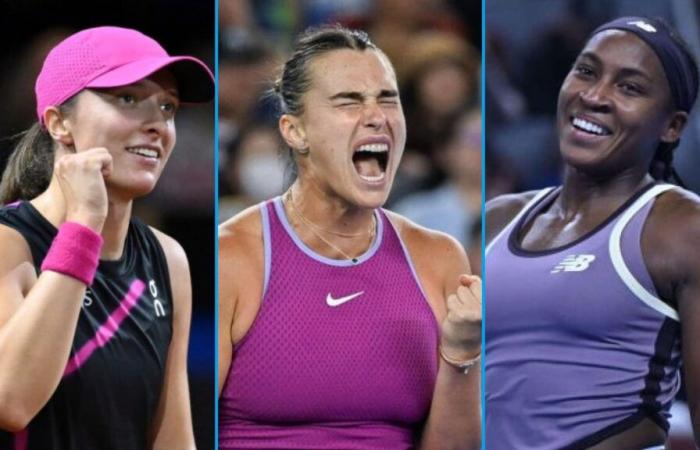 Aryna Sabalenka vs. Iga Swiatek vs. Coco Gauff für die Nummer 1 der Weltrangliste bei den Australian Open