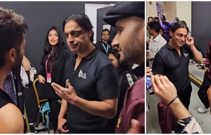 ILT20-Eröffnungszeremonie: Shoaib Akhtar und Harbhajan Singh treffen Shahid Kapoor, Video geht viral