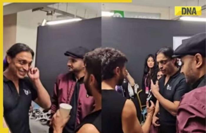 Shahid Kapoor trifft Shoaib Akhtar in den Vereinigten Arabischen Emiraten, Video geht viral, Fans sagen „Kabir Singh mit Rawalpindi Express“