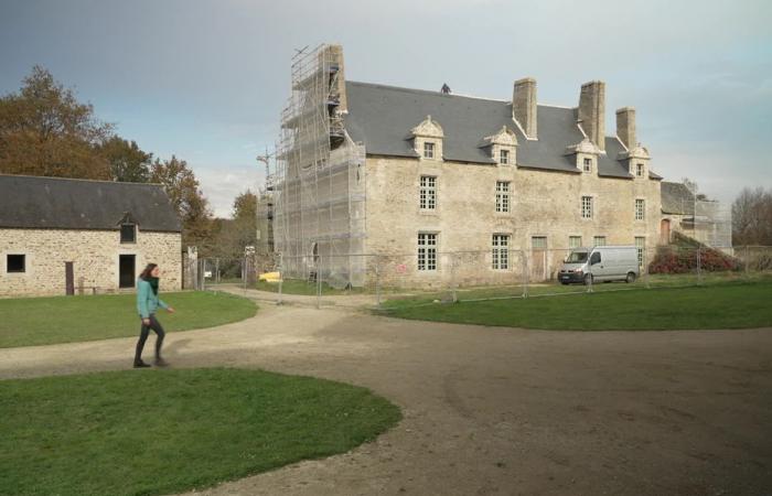 Im Manoir de Kernault, Eigentum des Departementrats Finistère, brach ein Feuer aus