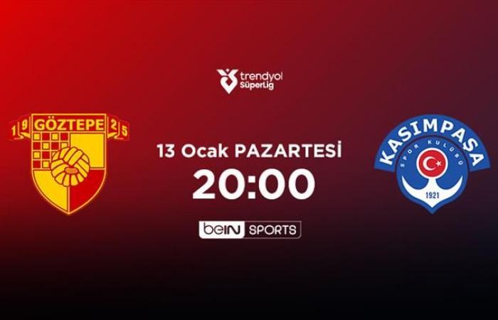 Wann findet das Göztepe Kasımpaşa-Spiel statt, zu welcher Zeit und auf welchem ​​Kanal?