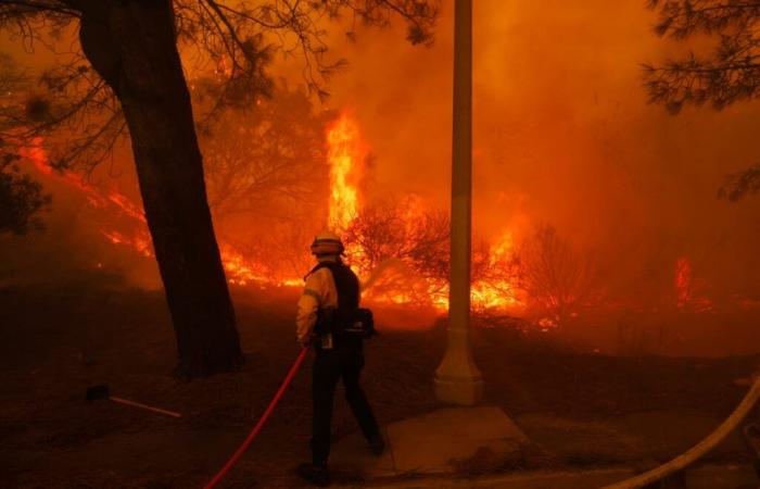 Feuerwehrleute werden mit Windgeschwindigkeiten von 70 Meilen pro Stunde konfrontiert, was zu einem „explosiven Feuerwachstum“ führt, während die Zahl der Todesopfer auf 24 steigt