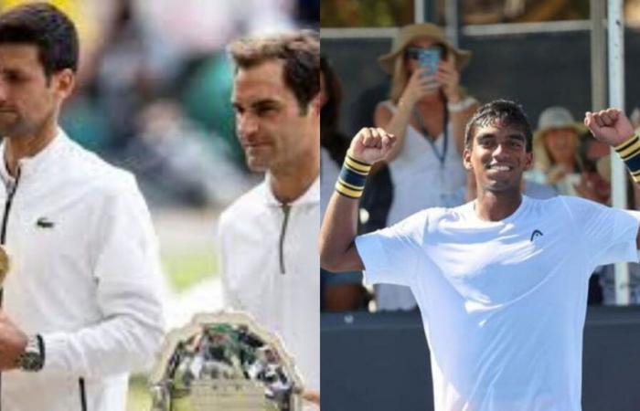 Der amerikanische ATP-Wunderkind Nishesh Basavareddy träumt davon, Roger Federer und Novak Djokovic mit seinem Wunsch zu begeistern