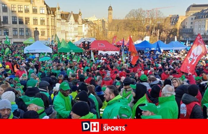 Tausende Demonstranten auf den Straßen von Brüssel, keine Flüge werden vom Flughafen Charleroi starten