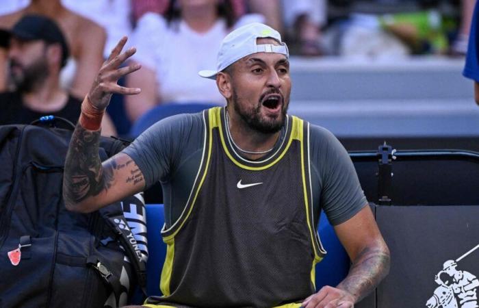 Nick Kyrgios‘ Schimpfworte, um sich nach Verletzungsproblemen bei den Australian Open aufzumuntern: „Aufschlagen weitermachen“