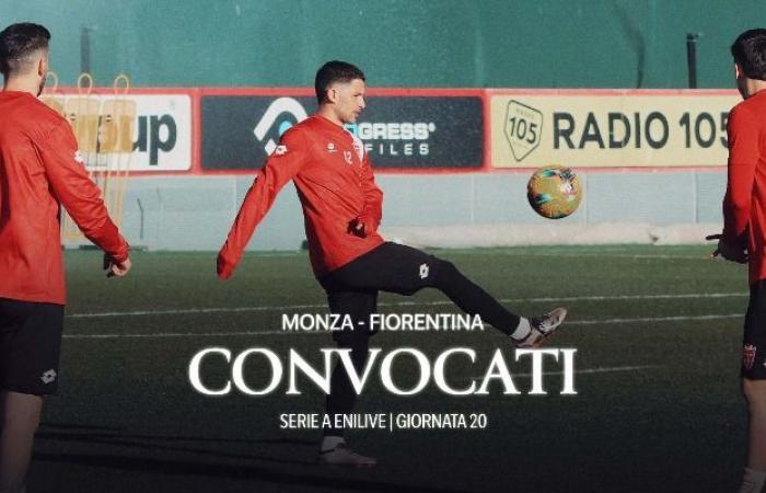 MONZA – FIORENTINA: die Einberufenen