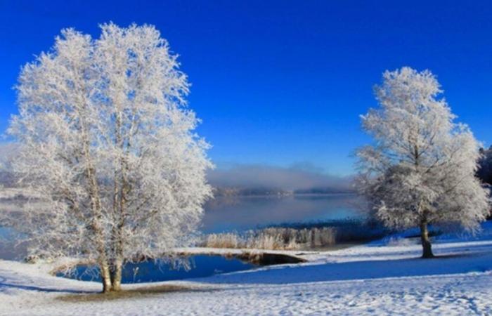 starker Frost, örtlich -10°C im Flachland