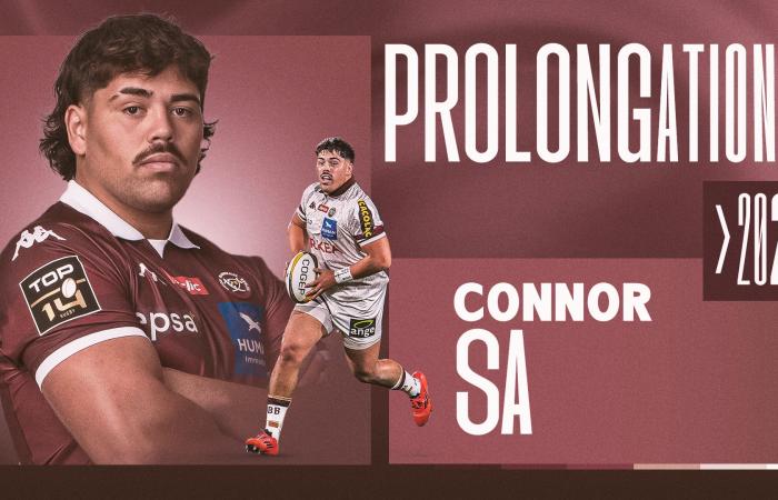 Connor Sa bis 2027 – Nachrichten – Union Bordeaux Bègles (UBB Rugby)