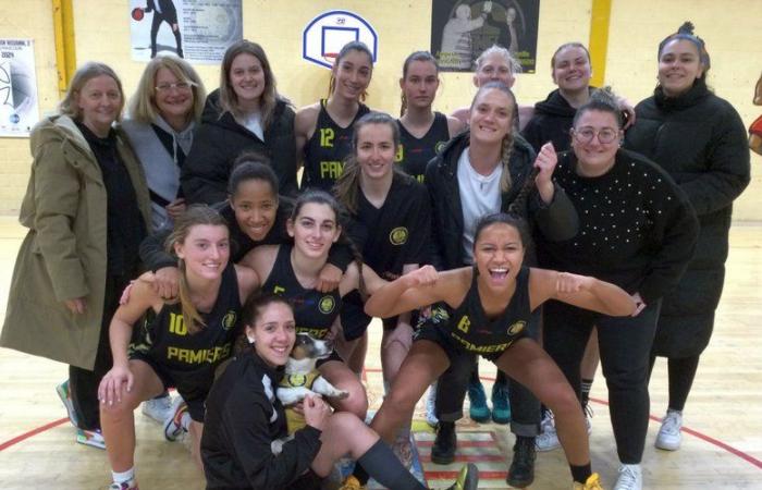 Amateurbasketball (Regional 2 Frauen). UO Pamiers nutzt eine Option auf dem Podium