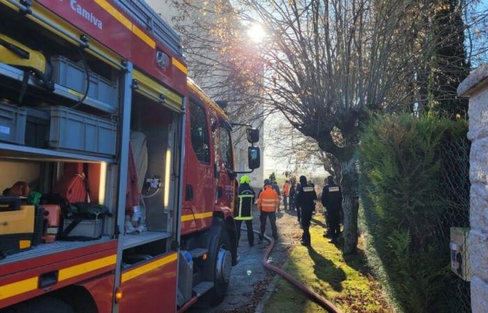 Brand in einem im Bau befindlichen Gebäude