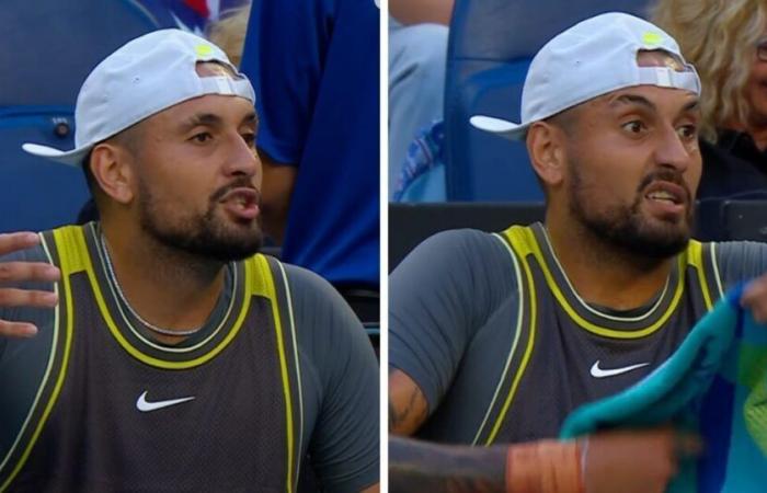 Eurosport entschuldigt sich für Nick Kyrgios Verhalten, als der Schiedsrichter der Australian Open ein Auge zudrückt | Tennis