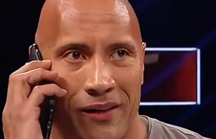 Als The Rock nach WWE RAW CM Punk ausrief