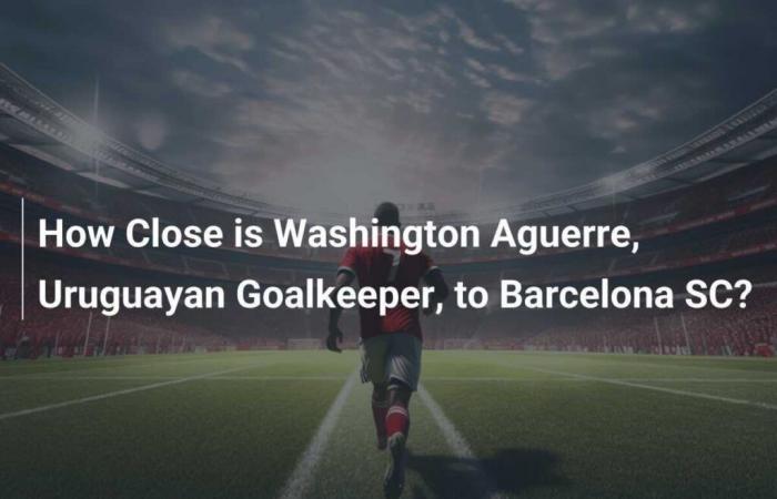 Wie nah ist der uruguayische Torwart Washington Aguerre am Barcelona SC?