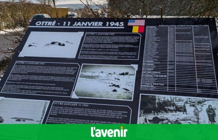 Anlässlich des 80. Jahrestages der Ardennenoffensive wurde in Ottré (Vielsalm) eine neue Gedenktafel geschaffen (Video)