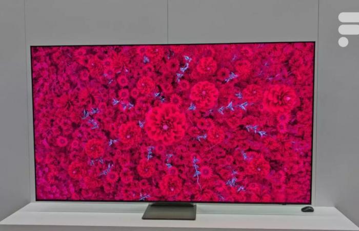 Samsung hat auf der CES 2025 seinen TV-Prototyp mit RGB-Micro-LED-Hintergrundbeleuchtung vorgestellt