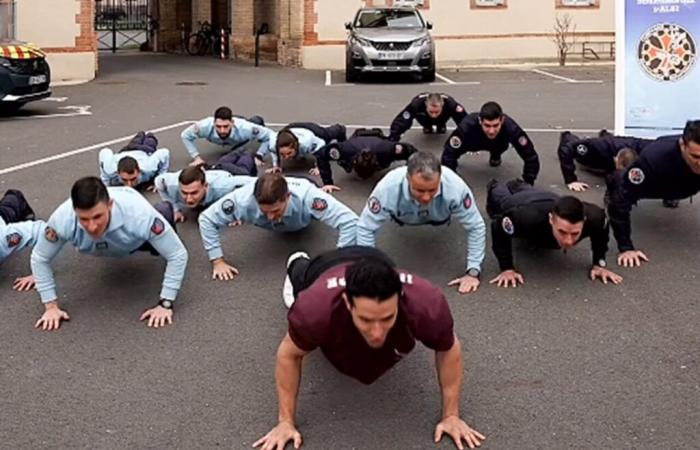 Video. Der YouTuber mit den meisten Followern in Frankreich lässt die Tarn-Gendarmen Liegestütze machen