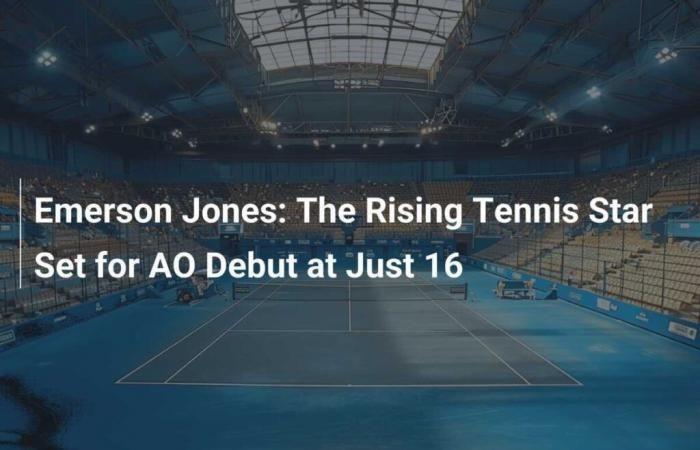 Der junge Tennisstar bereitet sich mit nur 16 Jahren auf sein Debüt bei den Australian Open vor