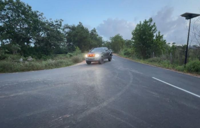 In Kourou ist die Wayabo-Straße nach einem Jahr Arbeit endlich befahrbar