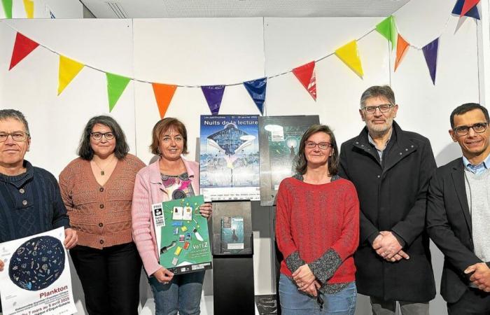 Lesen und Science-Fiction eröffnen das Jahr des Medienbibliotheksnetzwerks von Quimper im Westen der Bretagne