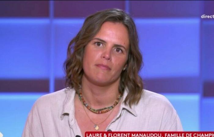 Als Laure Manaudou nach ihrer Beziehung zu ihrem Bruder Florent gefragt wird, verrät sie ein Thema, das sie nicht diskutieren wollen