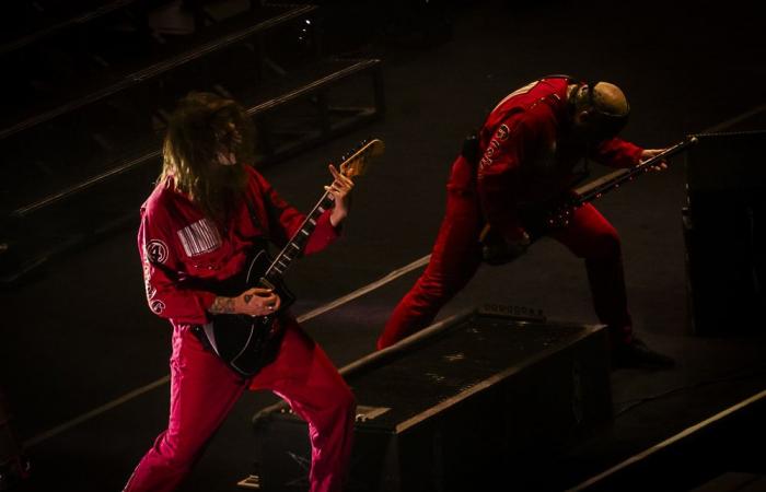 „Das Spielen in einer Band mit zwei Gitarren erfordert Kompromisse“, sagt Jim Root von Slipknot