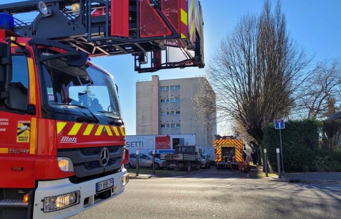 Brand in einem im Bau befindlichen Gebäude